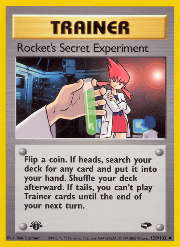 Carta Rocket's Secret Experiment 120/132 de Gym Challenge