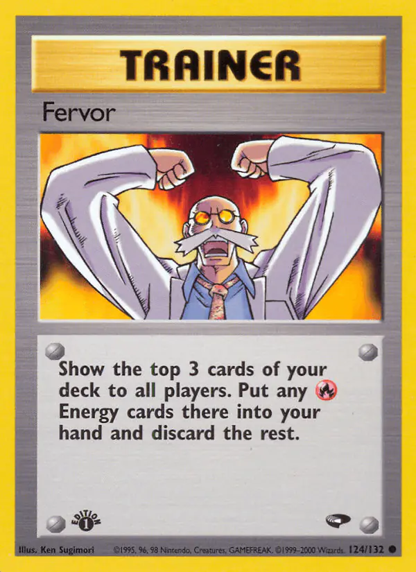 Carta Fervor 124/132 de Gym Challenge
