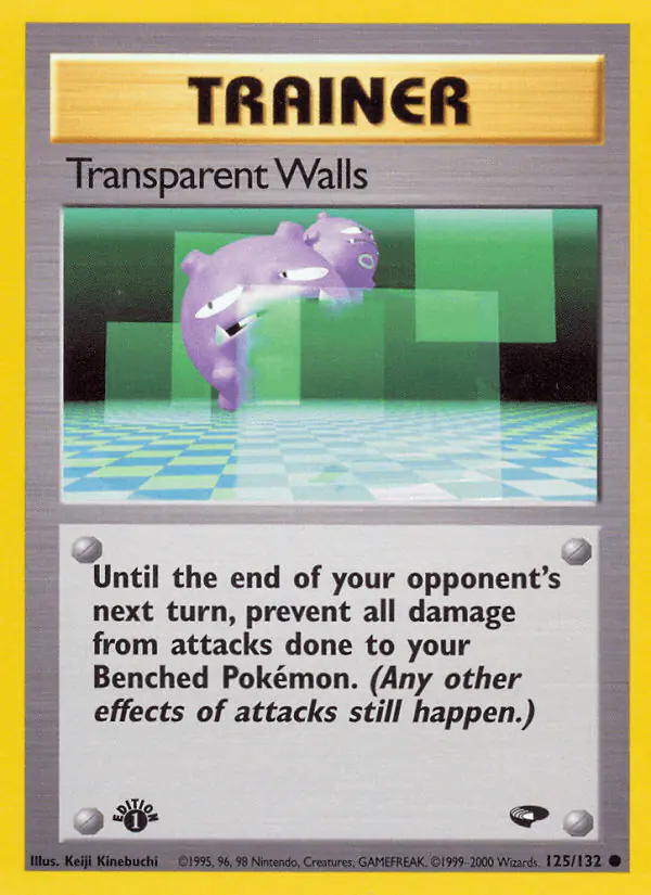 Carta Transparent Walls 125/132 de Gym Challenge