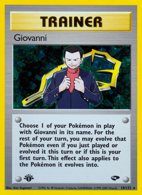 Carta Giovanni 18/132 de Gym Challenge
