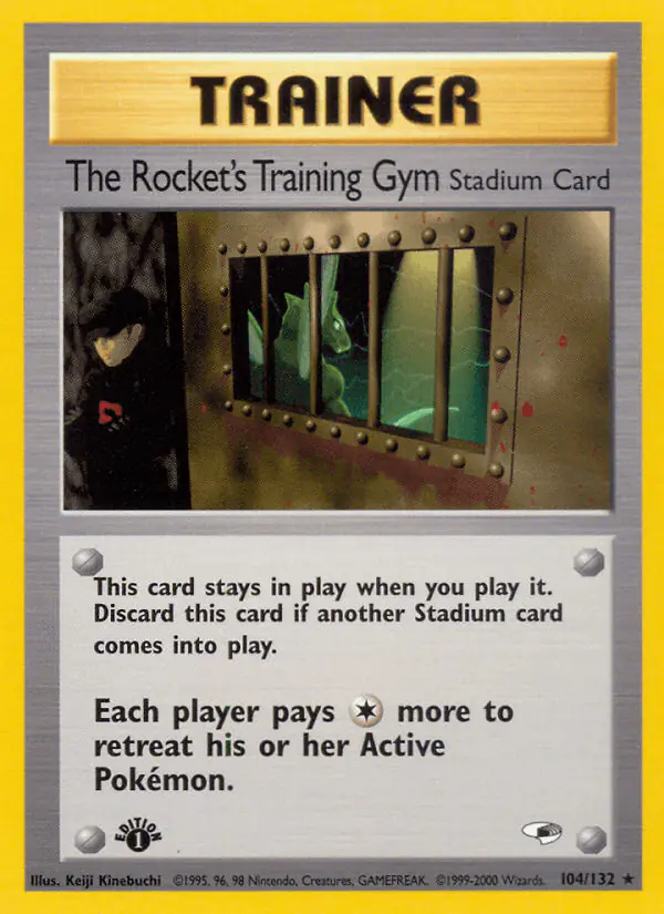 Carta The Rocket's Training Gym 104/132 de Gym Heroes