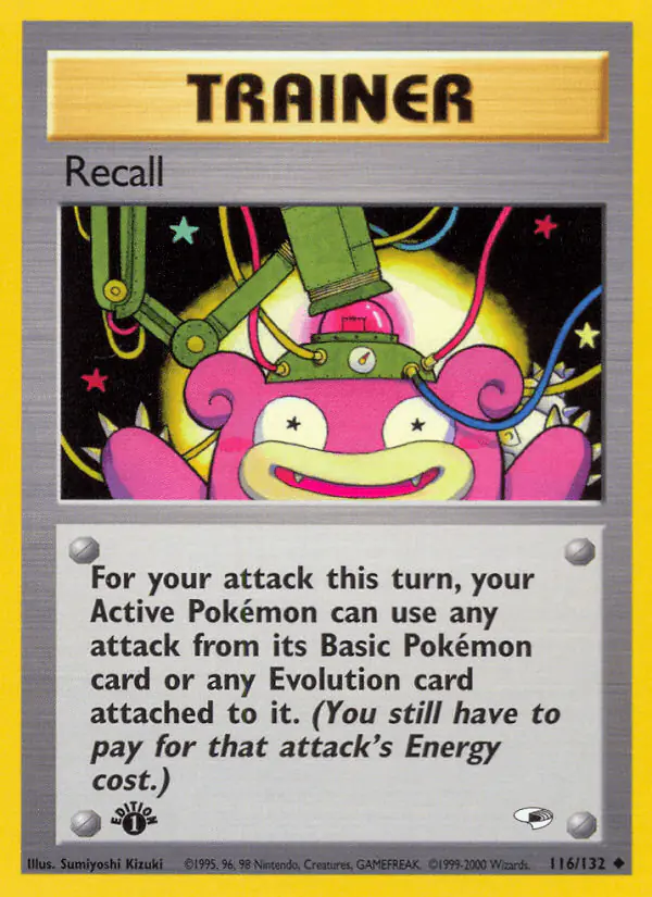Carta Recall 116/132 de Gym Heroes