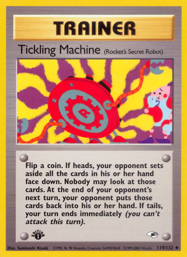 Carta Tickling Machine 119/132 de Gym Heroes