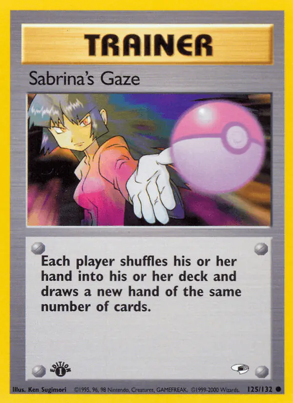 Carta Sabrina's Gaze 125/132 de Gym Heroes