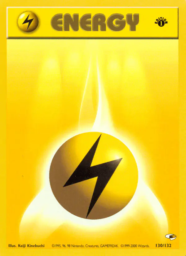 Carta Lightning Energy 130/132 de Gym Heroes