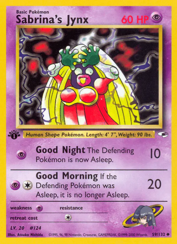Carta Sabrina's Jynx 59/132 de Gym Heroes