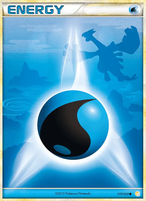 Carta Water Energy 117/123 de HeartGold SoulSilver