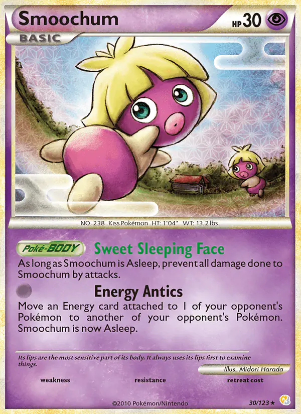 Carta Smoochum 30/123 de HeartGold SoulSilver