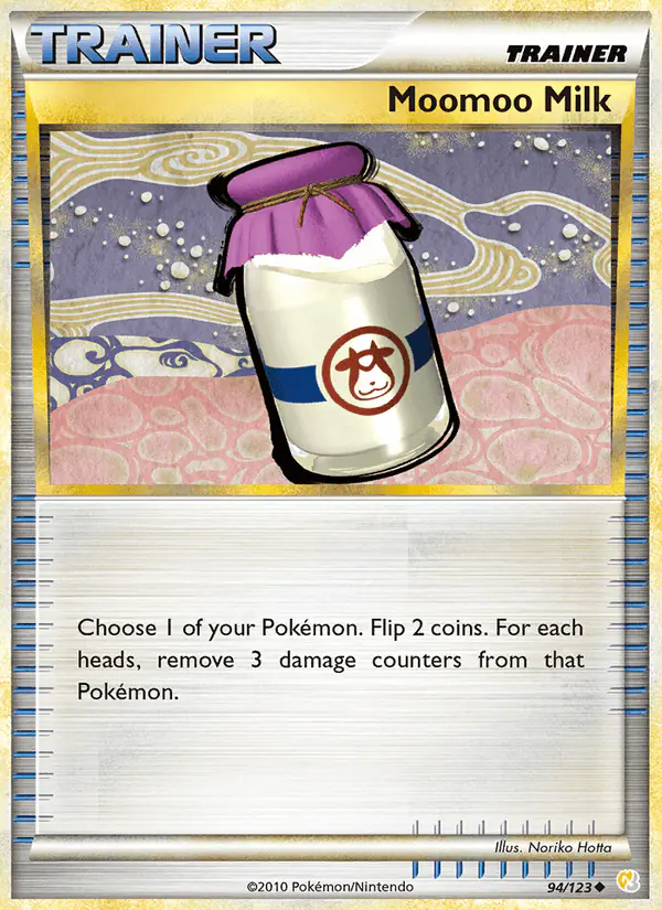 Carta Moomoo Milk 94/123 de HeartGold SoulSilver