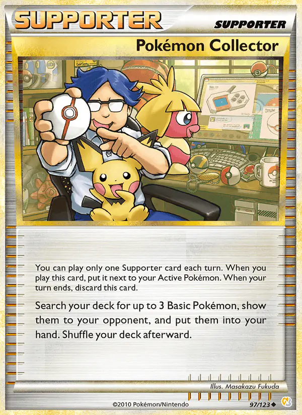 Carta Pokémon Collector 97/123 de HeartGold SoulSilver