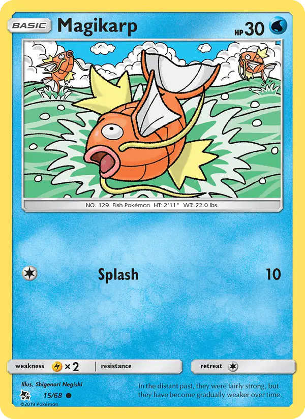 Carta Magikarp 15/68 de Hidden Fates
