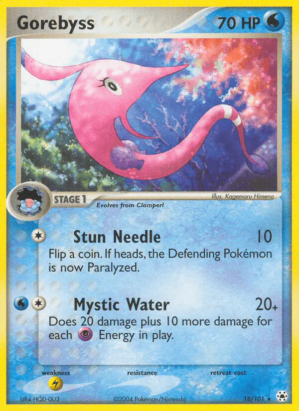 Carta Gorebyss 18/101 de Hidden Legends