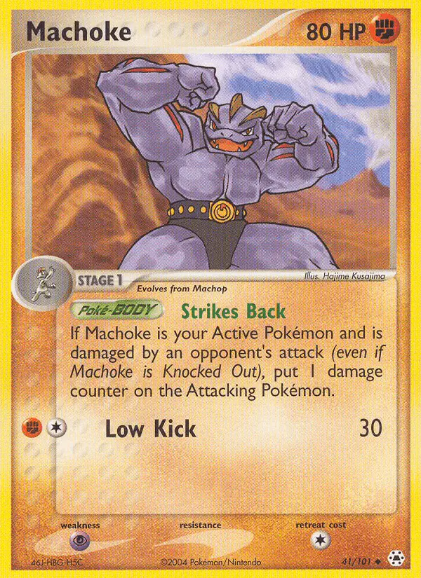 Carta Machoke 41/101 de Hidden Legends
