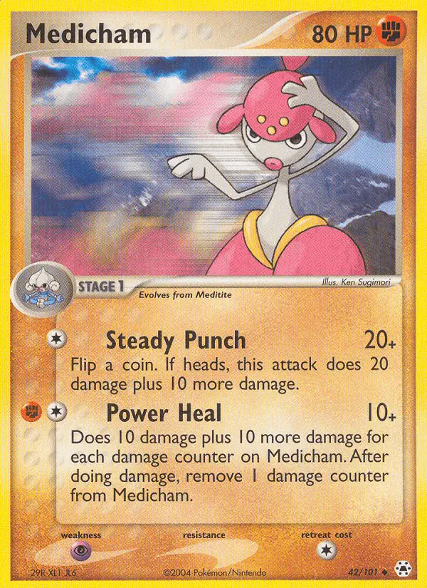 Carta Medicham 42/101 de Hidden Legends