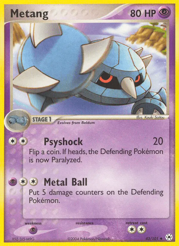 Carta Metang 43/101 de Hidden Legends