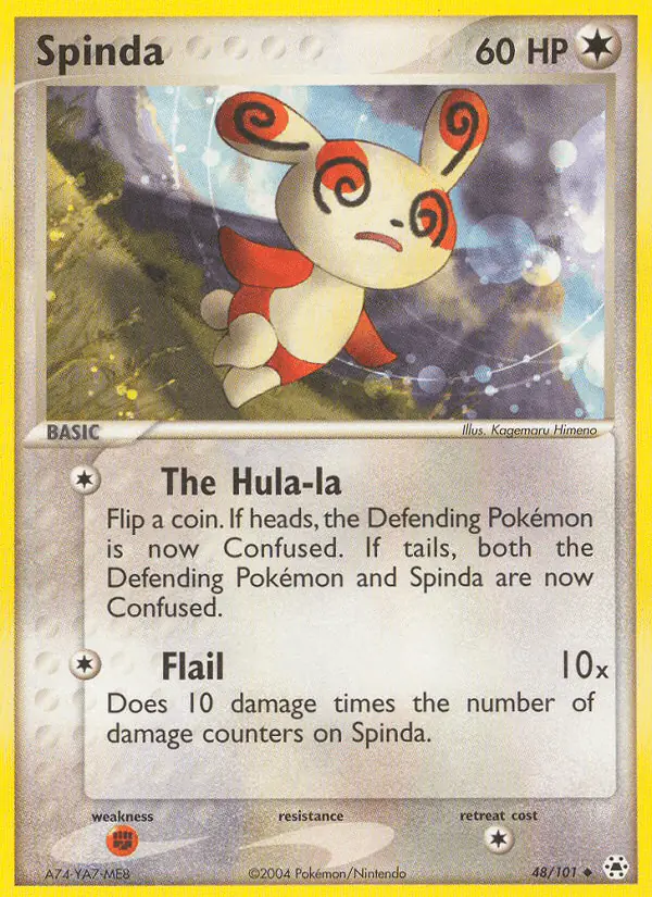 Carta Spinda 48/101 de Hidden Legends