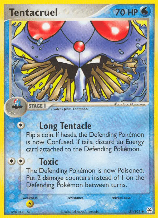 Carta Tentacruel 51/101 de Hidden Legends