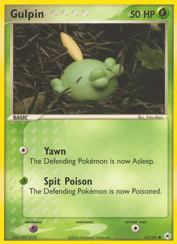 Carta Gulpin 62/101 de Hidden Legends