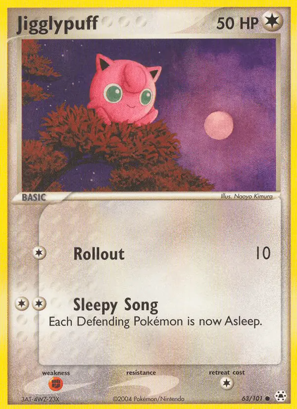 Carta Jigglypuff 63/101 de Hidden Legends