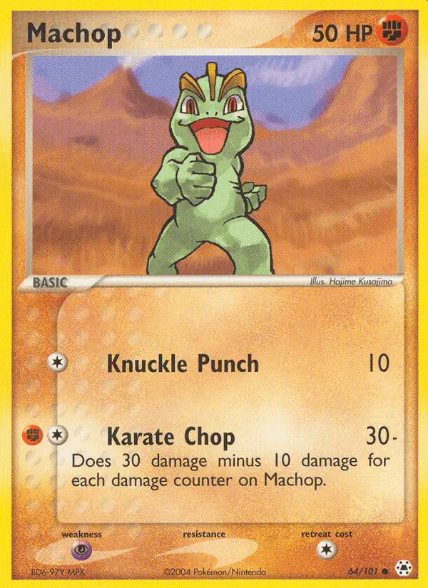 Carta Machop 64/101 de Hidden Legends