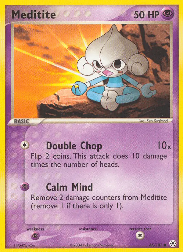Carta Meditite 65/101 de Hidden Legends