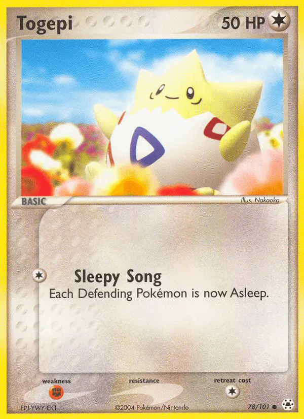 Carta Togepi 78/101 de Hidden Legends