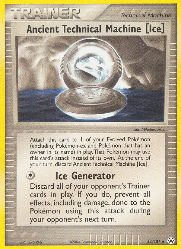 Carta Ancient Technical Machine [Ice] 84/101 de Hidden Legends