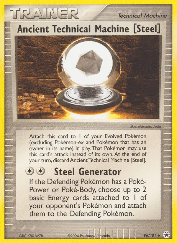 Carta Ancient Technical Machine [Steel] 86/101 de Hidden Legends