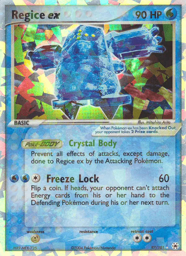 Carta Regice ex 97/101 de Hidden Legends