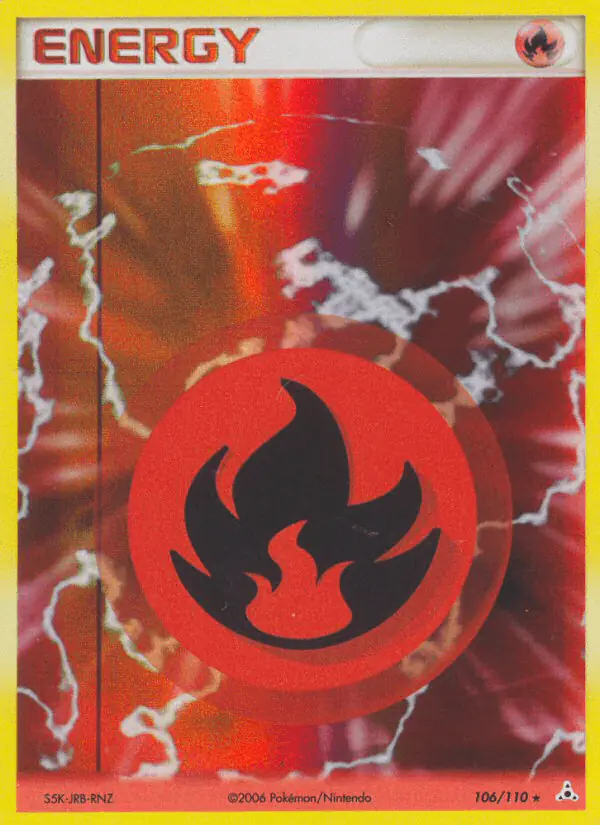 Carta Fire Energy 106/110 de Holon Phantoms