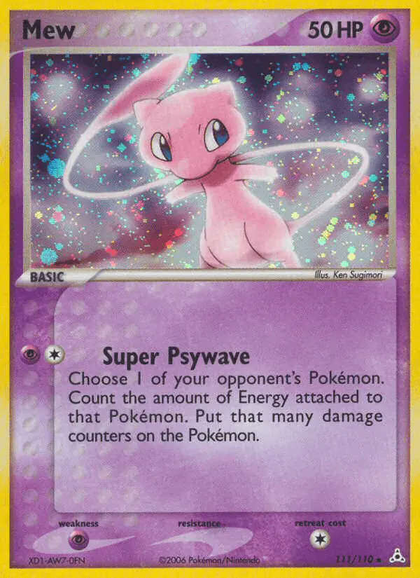 Carta Mew 111/110 de Holon Phantoms