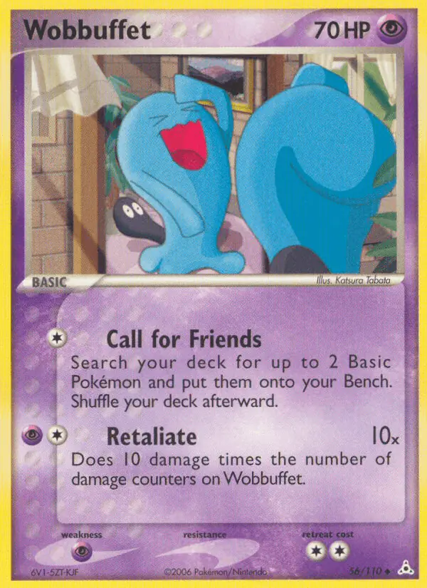 Carta Wobbuffet 56/110 de Holon Phantoms