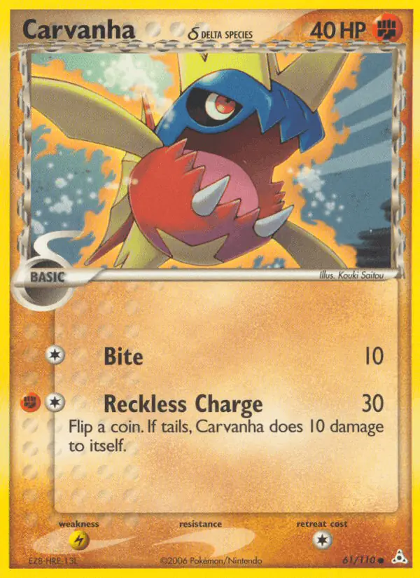 Carta Carvanha δ 61/110 de Holon Phantoms