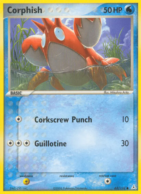 Carta Corphish 62/110 de Holon Phantoms