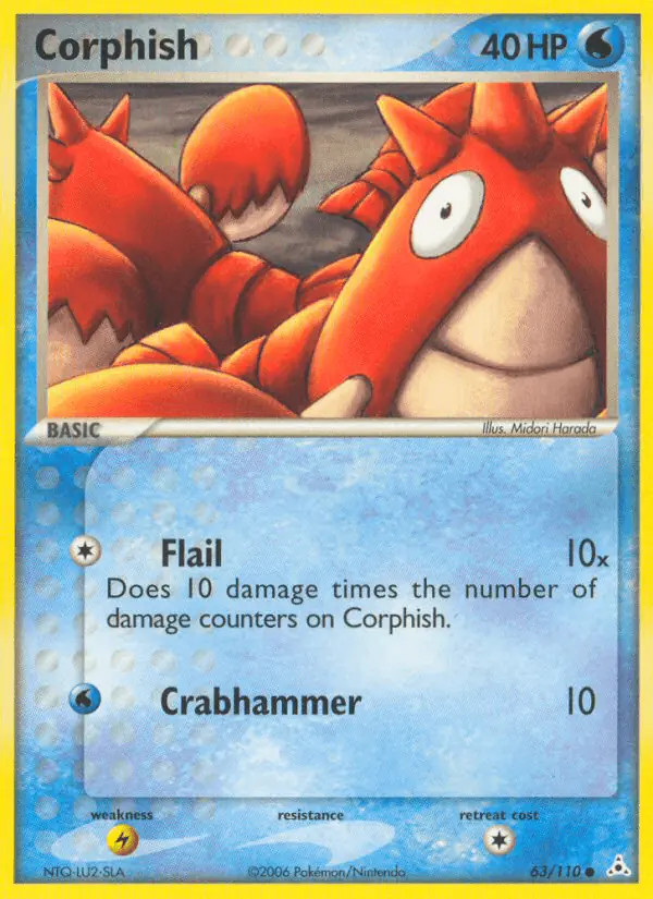 Carta Corphish 63/110 de Holon Phantoms