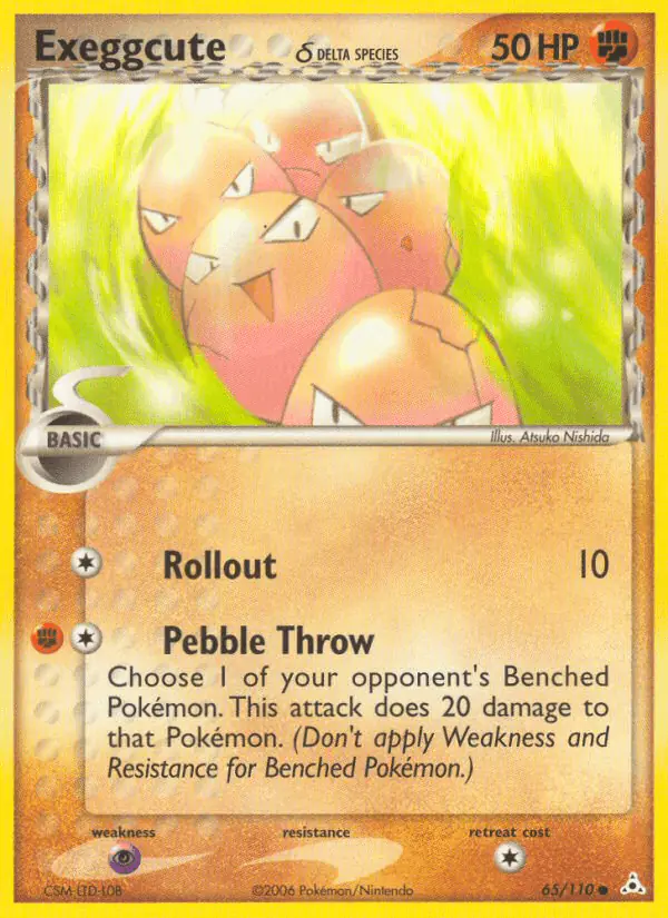 Carta Exeggcute δ 65/110 de Holon Phantoms