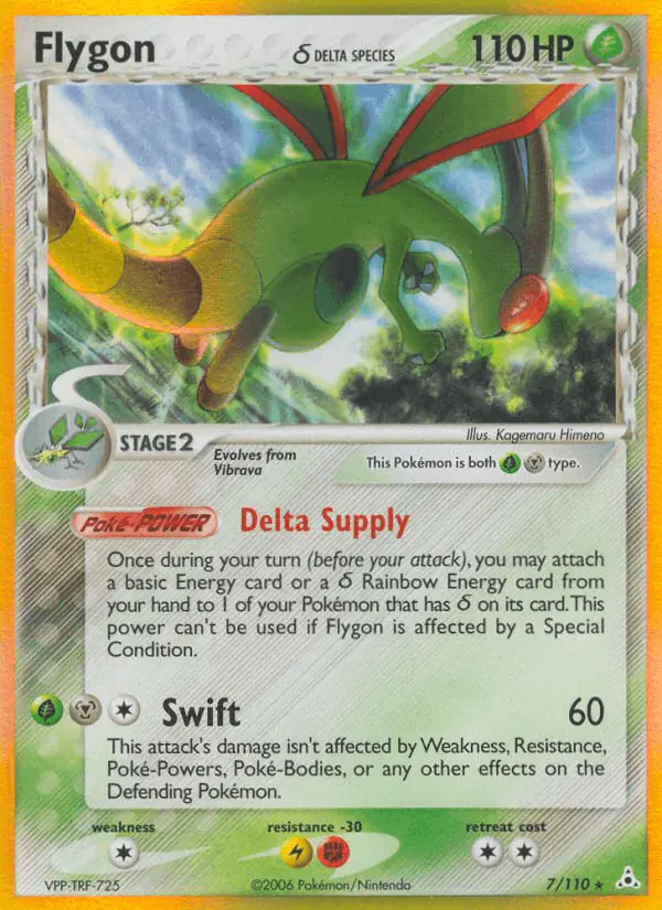 Carta Flygon δ 7/110 de Holon Phantoms