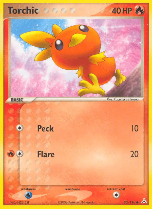 Carta Torchic 83/110 de Holon Phantoms