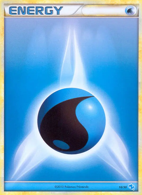 Carta Water Energy 10/30 de HS trainer Kit (Gyarados)