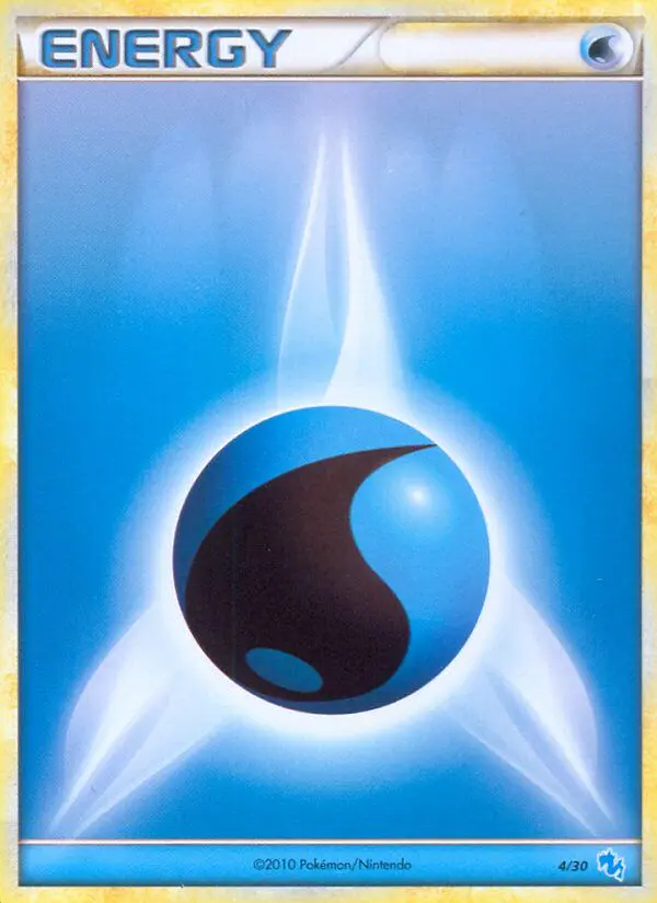 Carta Water Energy 4/30 de HS trainer Kit (Gyarados)