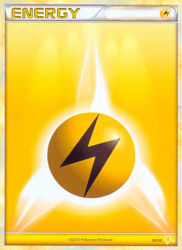 Carta Lightning Energy 10/30 de HS trainer Kit (Raichu)