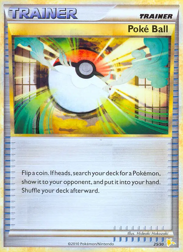 Carta Poké Ball 25/30 de HS trainer Kit (Raichu)