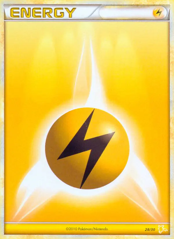 Carta Lightning Energy 28/30 de HS trainer Kit (Raichu)