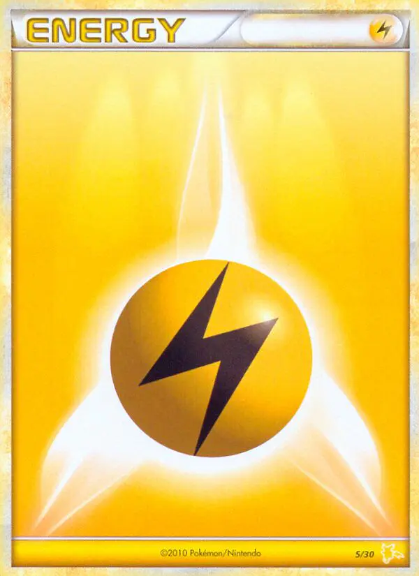 Carta Lightning Energy 5/30 de HS trainer Kit (Raichu)