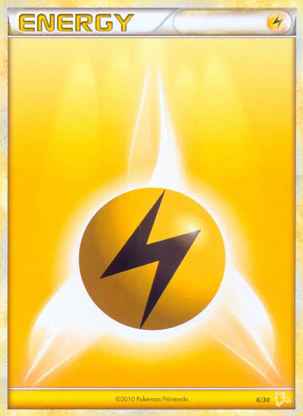 Carta Lightning Energy 6/30 de HS trainer Kit (Raichu)