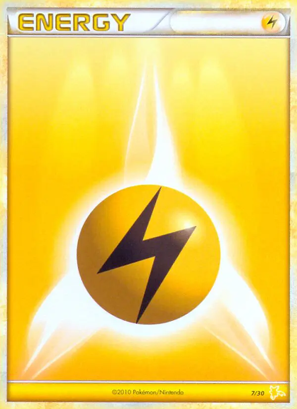Carta Lightning Energy 7/30 de HS trainer Kit (Raichu)