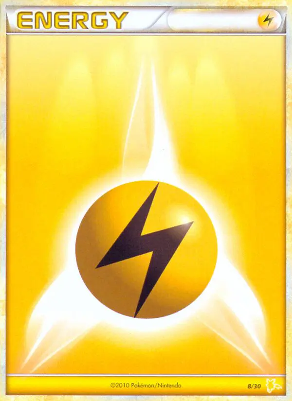 Carta Lightning Energy 8/30 de HS trainer Kit (Raichu)