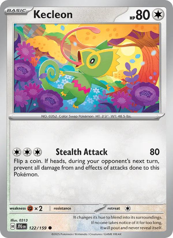 Carta Kecleon 122/159 de Journey Together