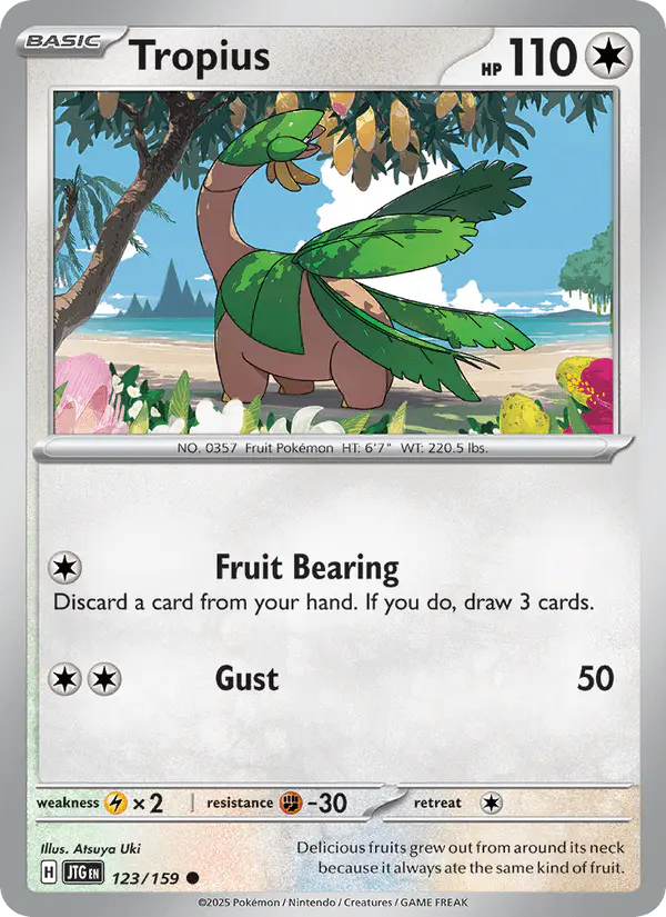 Carta Tropius 123/159 de Journey Together