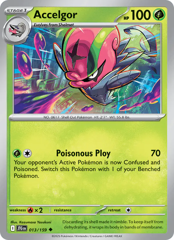 Carta Accelgor 013/159 de Journey Together